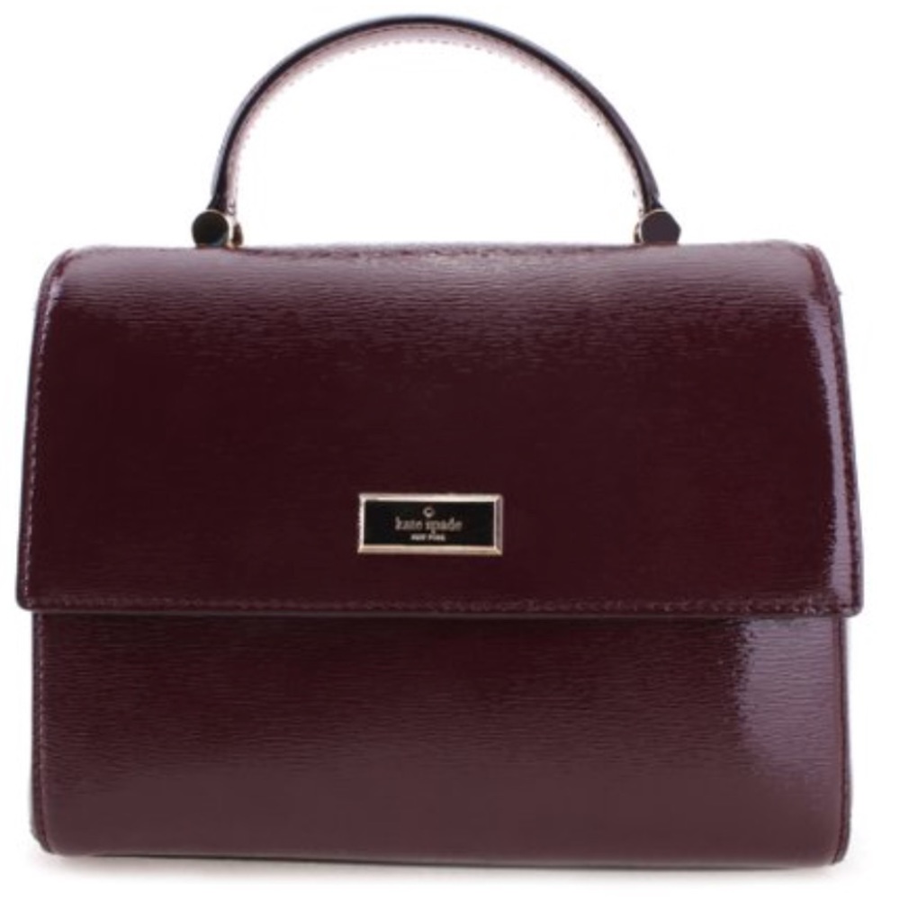 Kate Spade ♠️ Mulled Wine Bixby Place Leather Bag